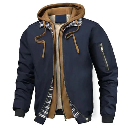 Benjamin | Thermal Hooded Bomber Jacket