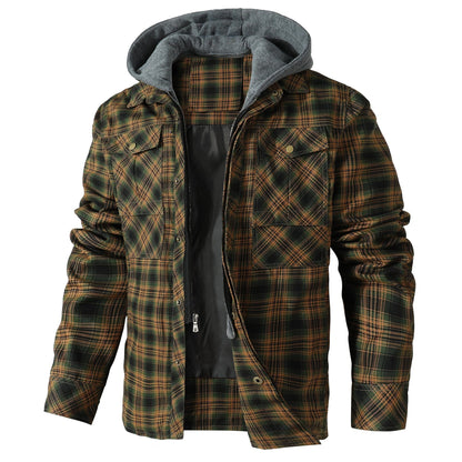 Triora Hooded Flannel Jacket