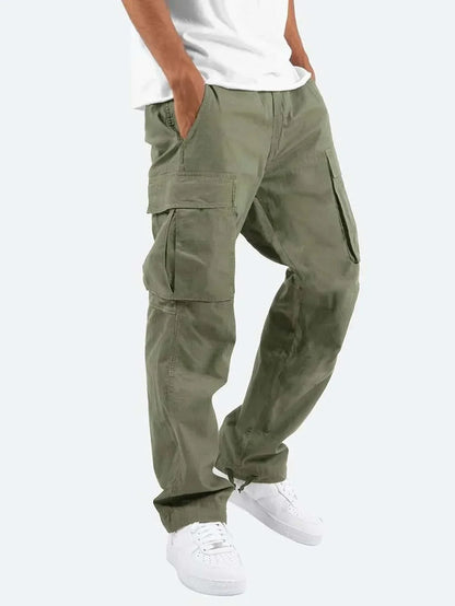 Straight Leg Cargo Pants For Men