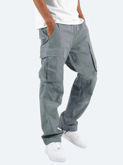 Straight Leg Cargo Pants For Men
