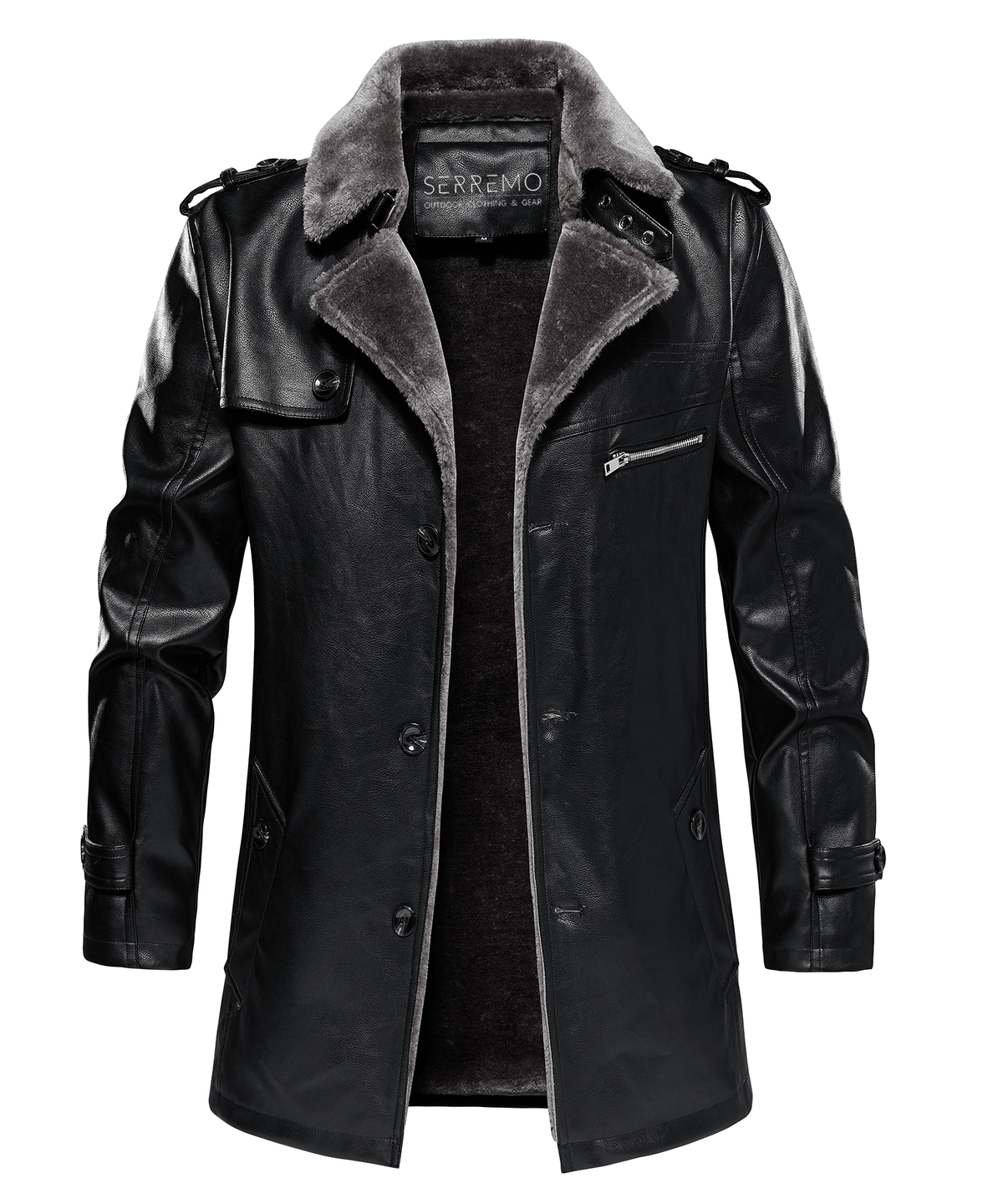Trieste Faux Leather Coat