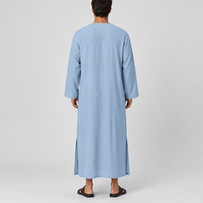 Sperlonga Linen Kaftan Maxi Robe
