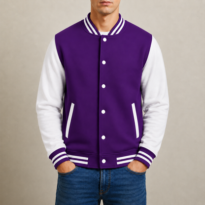 Calvero Contrast Varsity Jacket