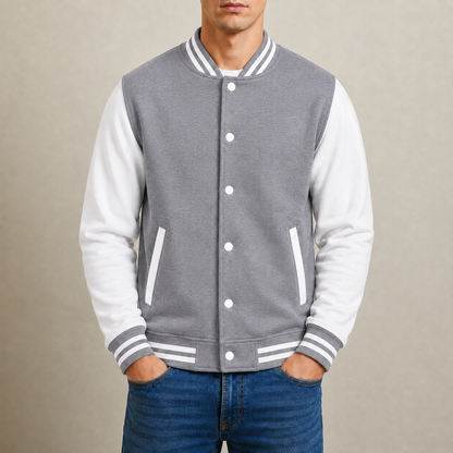 Calvero Contrast Varsity Jacket