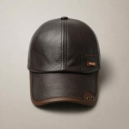 Trujillo Leather Baseball Cap