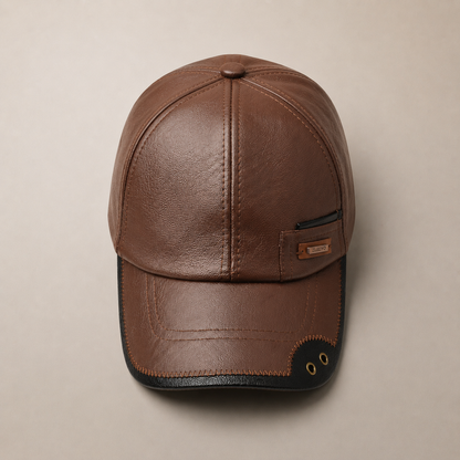 Trujillo Leather Baseball Cap