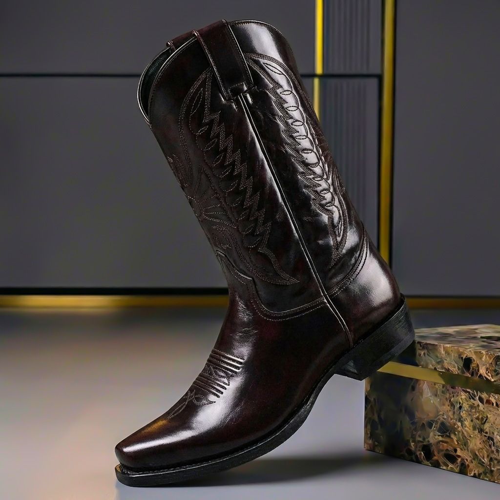 Victor | Polished Leather Heritage Boots