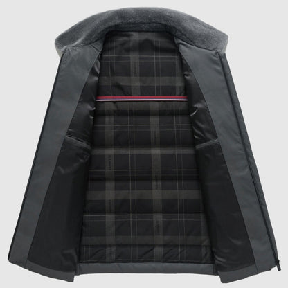 Evergreen Elegance Exquisite Down Jacket