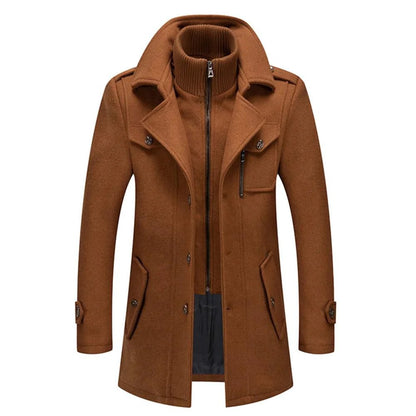Men's Two-Piece Lined Winter Coat