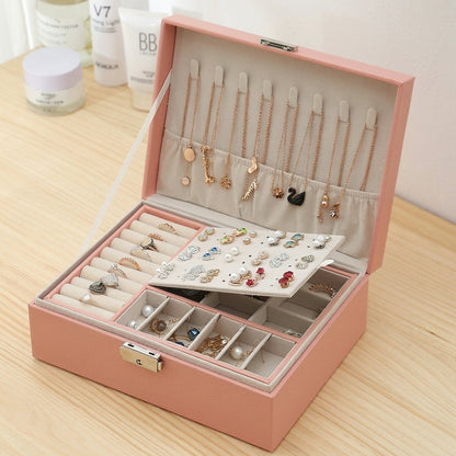 Jewelry Box Modern — Velvet Interior Organizer