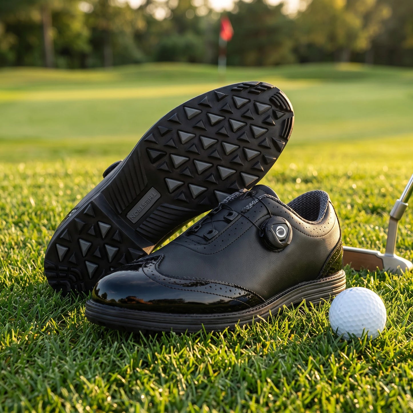 Prestwick Spiked Professional Leather Golf Shoes