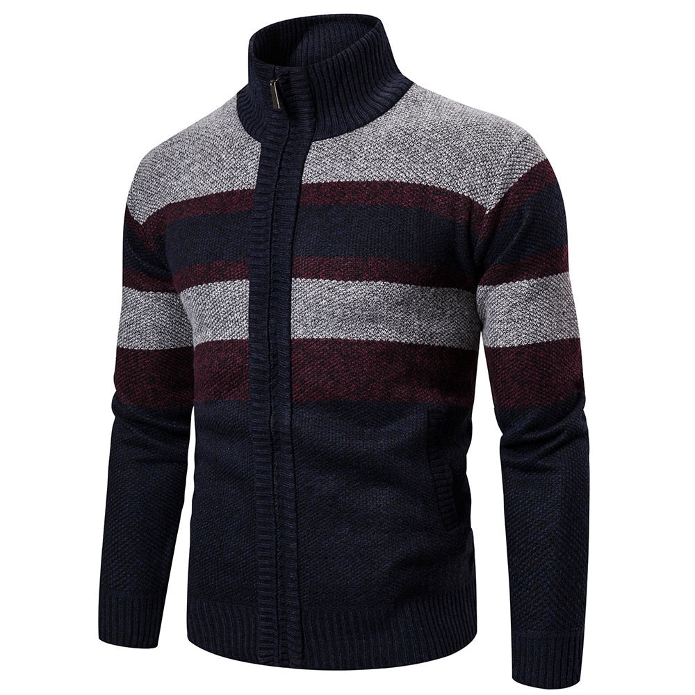 Michael Striped Knit Cardigan