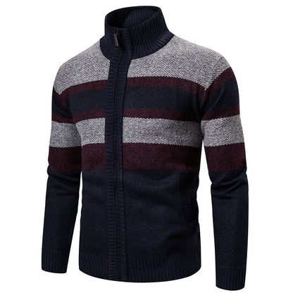 Michael Striped Knit Cardigan