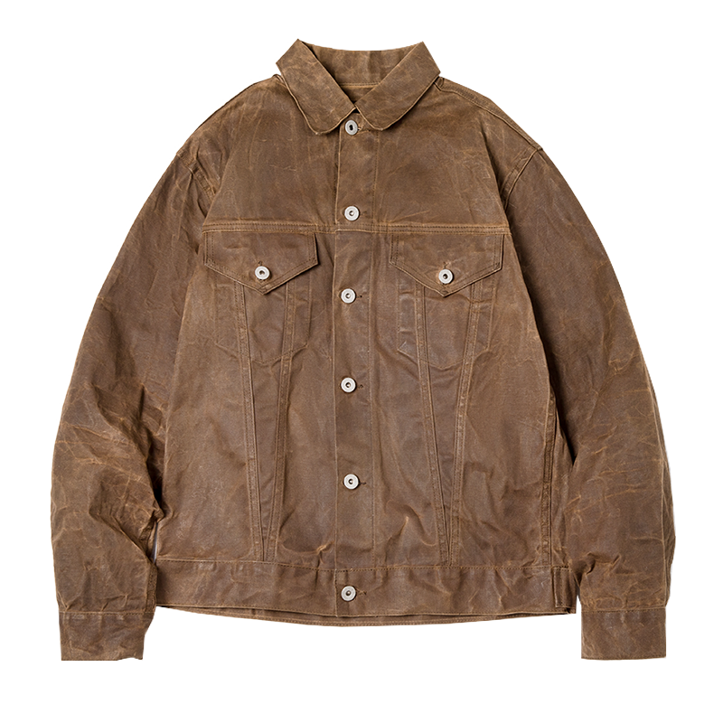 Vinthentic Retro Men's Tin Cloth Jacket