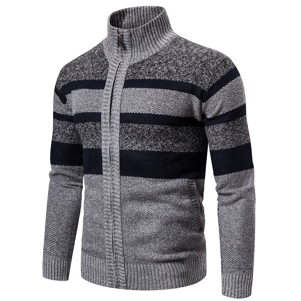 Michael Striped Knit Cardigan