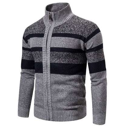 Michael Striped Knit Cardigan