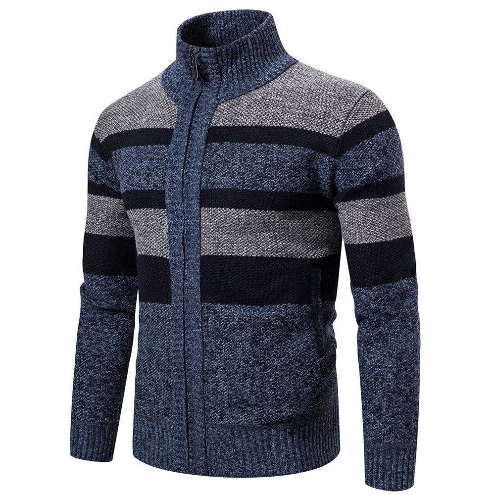 Michael Striped Knit Cardigan