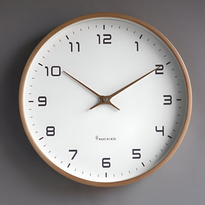Nordic Wall Clock | Minimalist Wooden Frame Design
