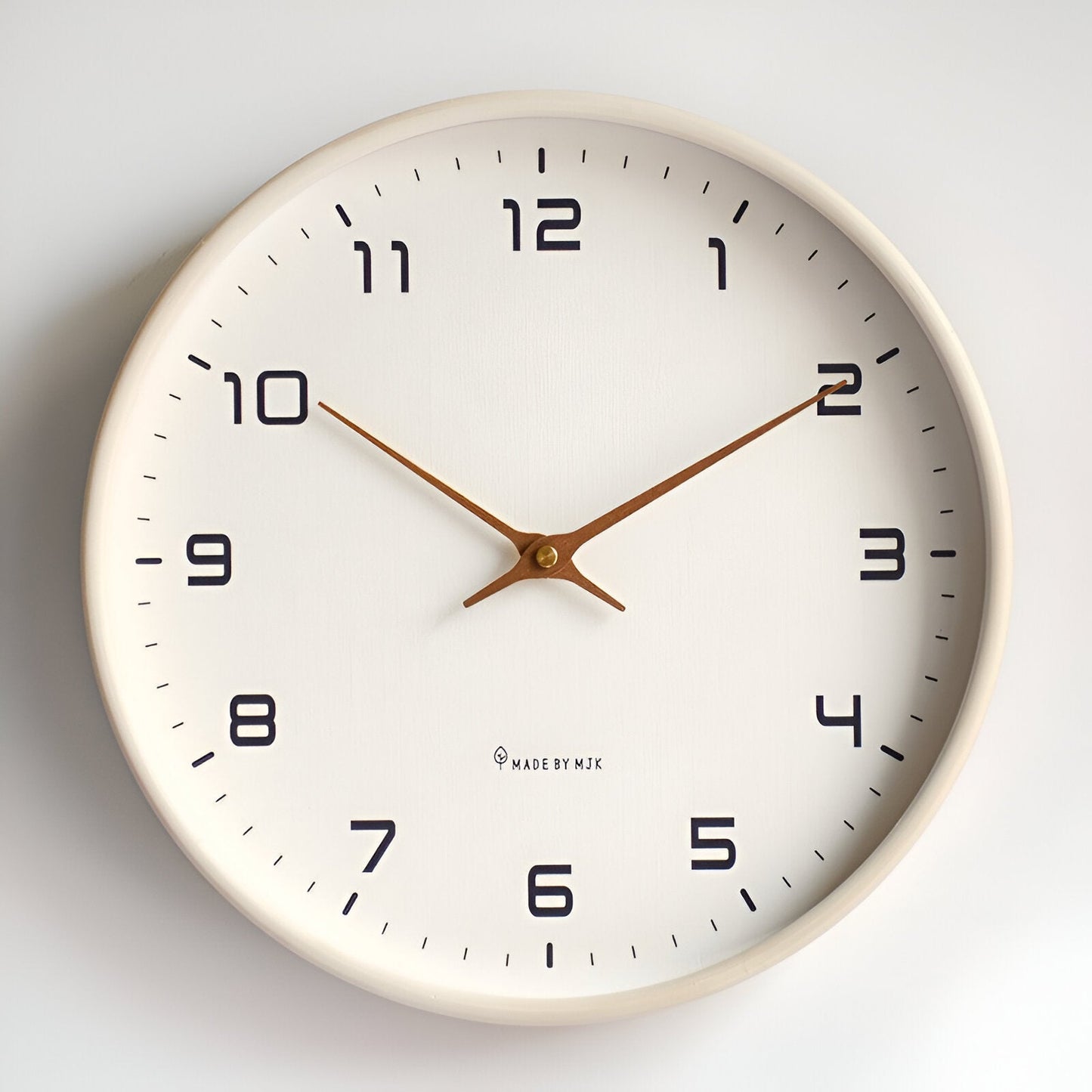 Nordic Wall Clock | Minimalist Wooden Frame Design