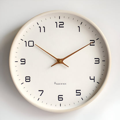 Nordic Wall Clock | Minimalist Wooden Frame Design