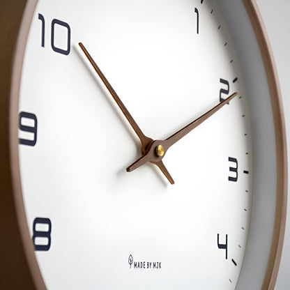 Nordic Wall Clock | Minimalist Wooden Frame Design
