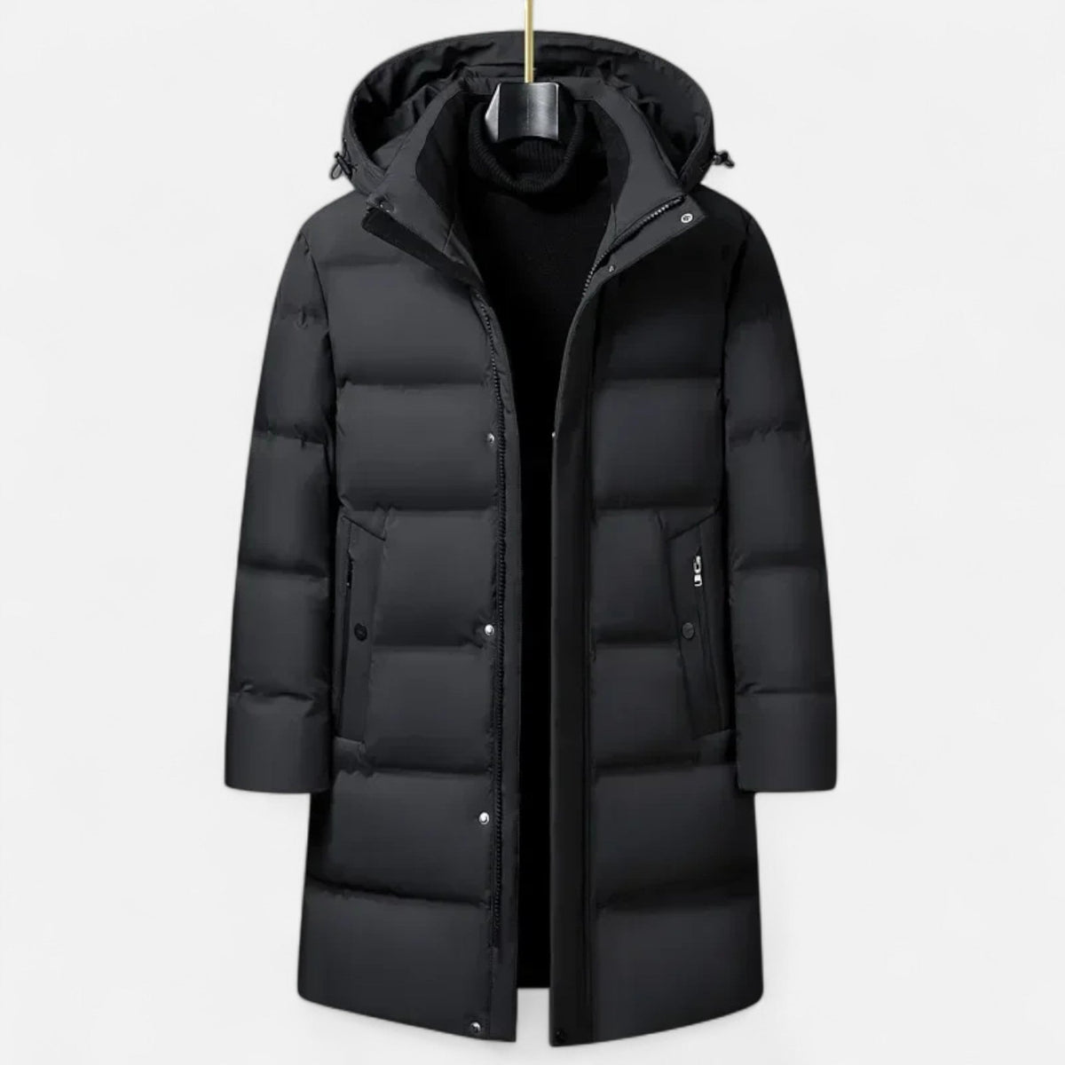 Premium Men's Winter Down Parka with Hood