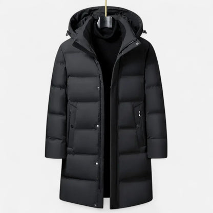 Premium Men's Winter Down Parka with Hood