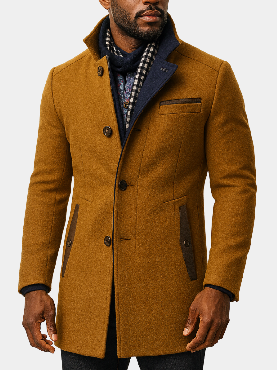 Jason | Wool Overcoat For Men