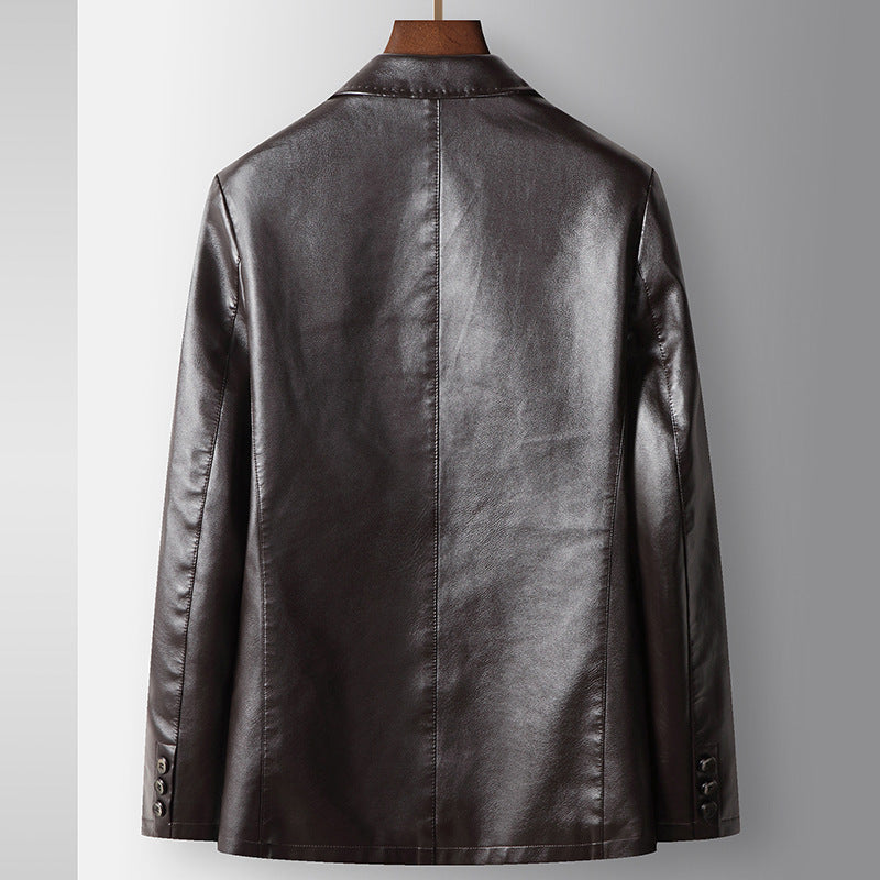 The Executive Leather Blazer