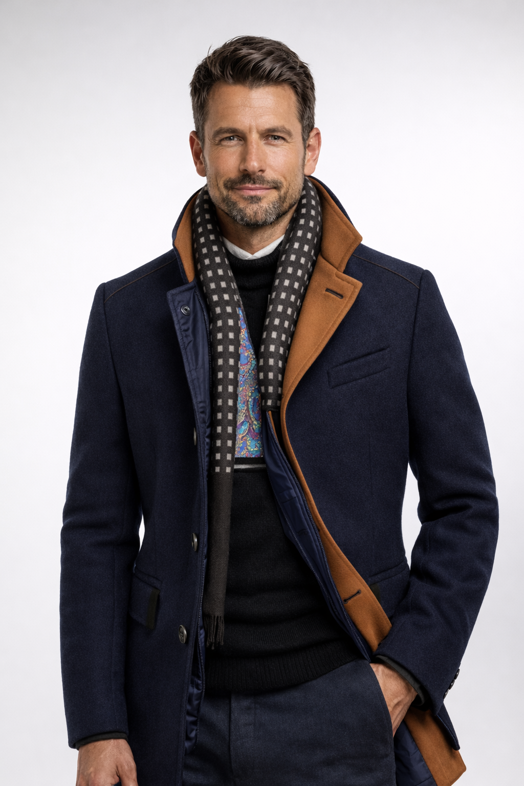 Richard - Wool Blend Overcoat
