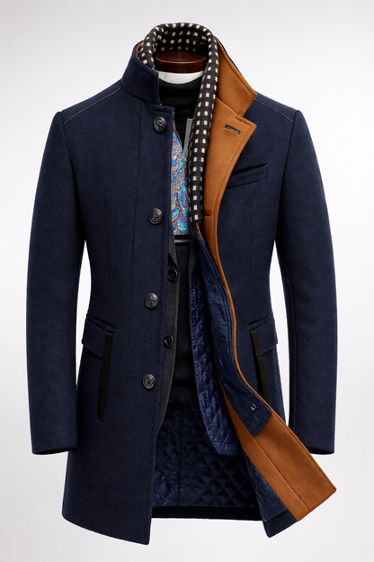 Jason | Wool Overcoat For Men