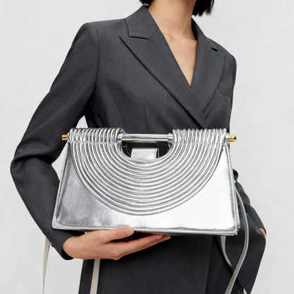 Estelle Ribbed Clutch