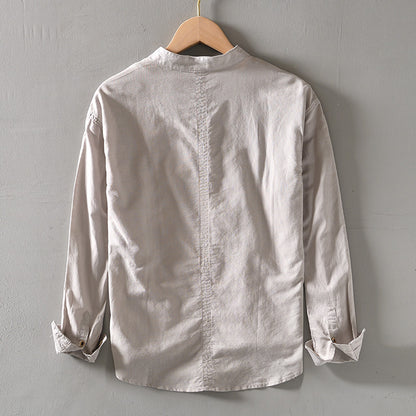 Kyoto Henley Linen Shirt