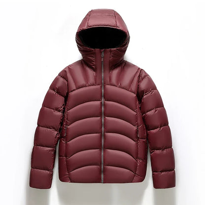 Nordic White Down Puffer Jacket