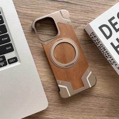 Aereo Wooden & Metal iPhone Case