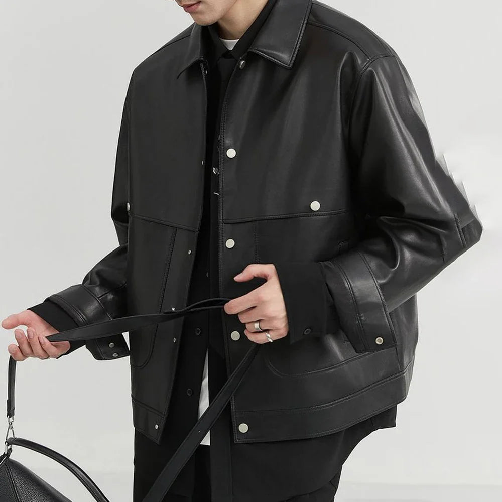 Hamilton Crest Leather Vintage Jacket