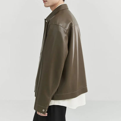 Hamilton Crest Leather Vintage Jacket