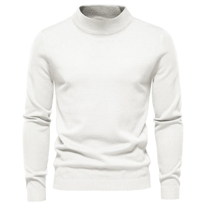 Alessio Moro Men Slim Fit Turtleneck Sweater Warm Winter Knit Pullover