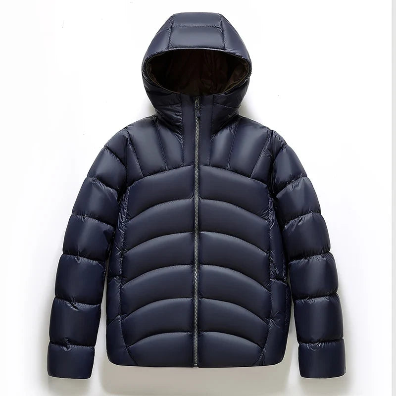 Nordic White Down Puffer Jacket