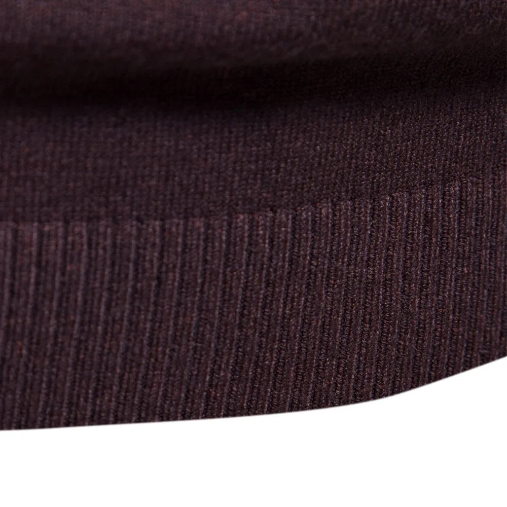 Alessio Moro Men Slim Fit Turtleneck Sweater Warm Winter Knit Pullover