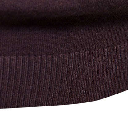 Alessio Moro Men Slim Fit Turtleneck Sweater Warm Winter Knit Pullover
