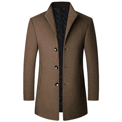MONSO MEN WOOL OVERCOAT