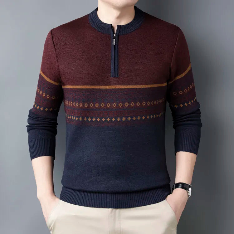 Sanzio Signature Zipper Sweater