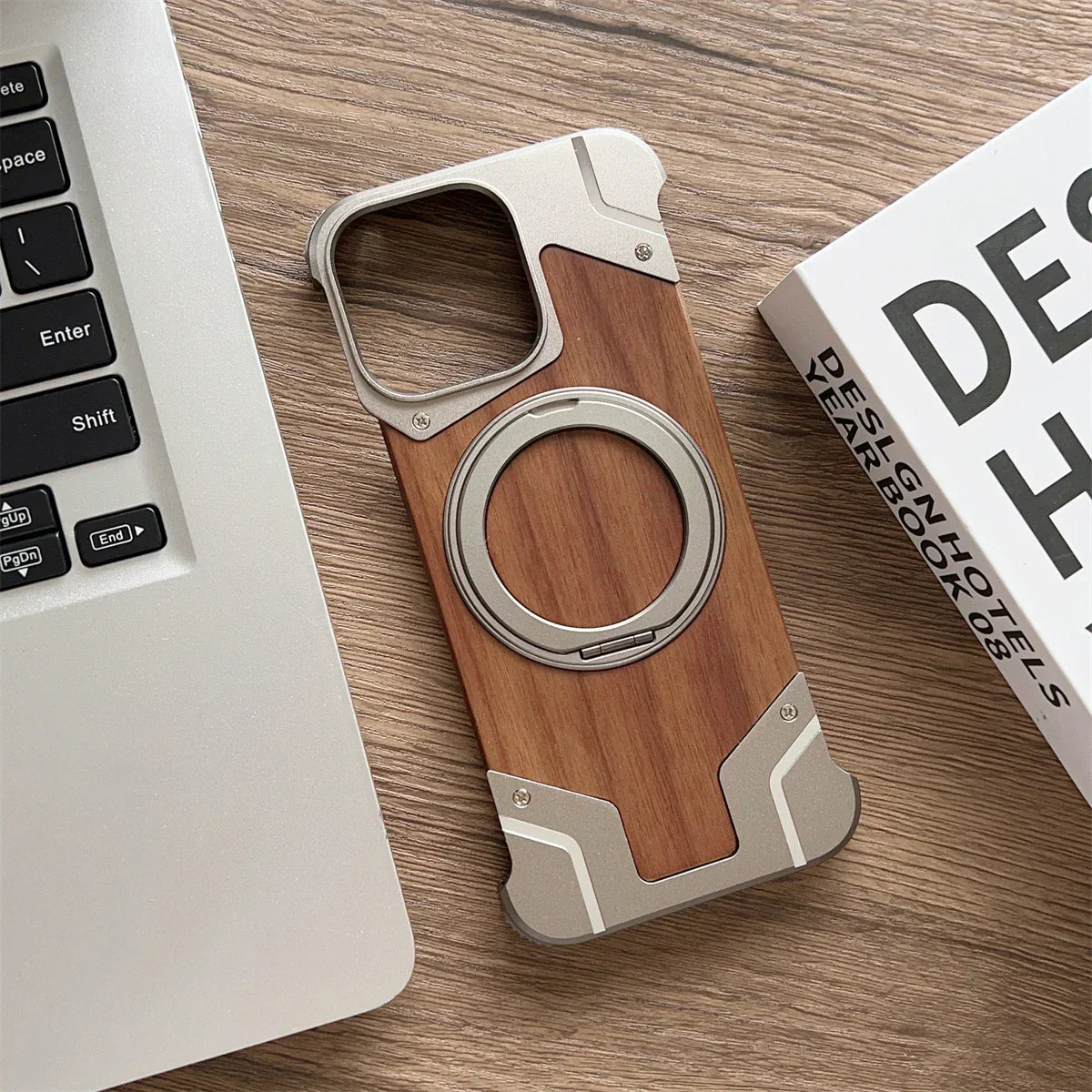 Aereo Wooden & Metal iPhone Case
