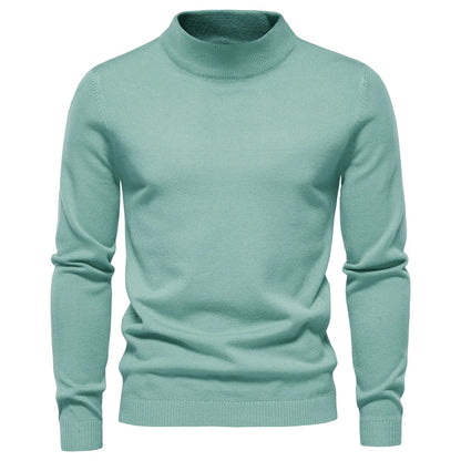 Alessio Moro Men Slim Fit Turtleneck Sweater Warm Winter Knit Pullover