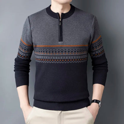 Sanzio Signature Zipper Sweater