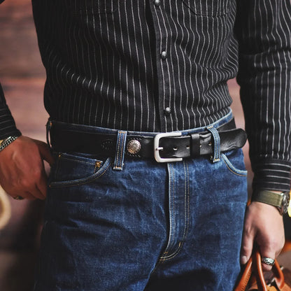 Men's Full Grain Cowhide Leather Belt