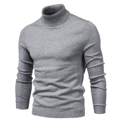 Alessio Moro Men Slim Fit Turtleneck Sweater Warm Winter Knit Pullover