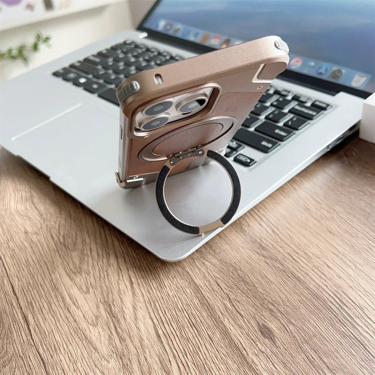 Aereo Wooden & Metal iPhone Case
