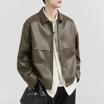 Hamilton Crest Leather Vintage Jacket